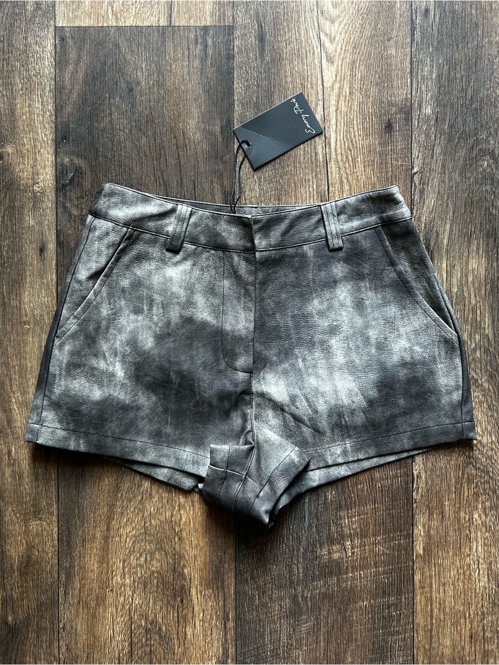 Faux Leather Shorts